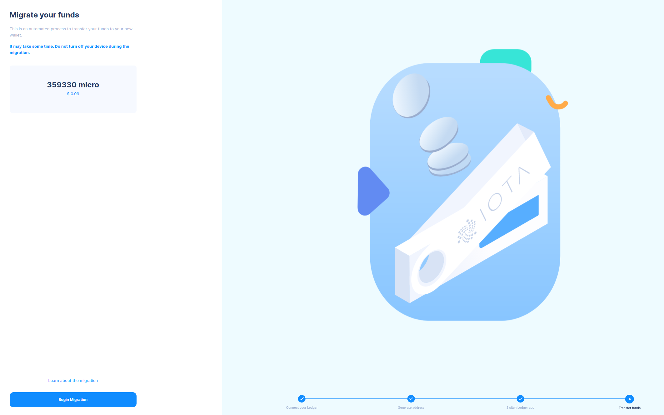 1Mi > Balance > Storage Deposit